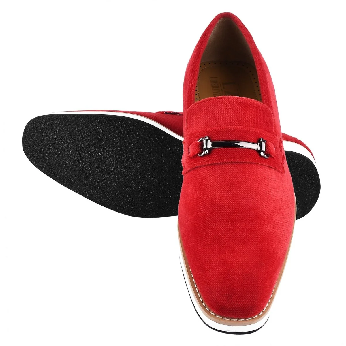 Liberty Zeno Welkar Men Velvet Causal Buckle Slip-On Loafers Shoes - Image 32