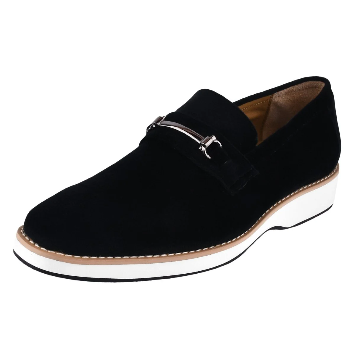 Liberty Zeno Welkar Men Velvet Causal Buckle Slip-On Loafers Shoes - Image 43