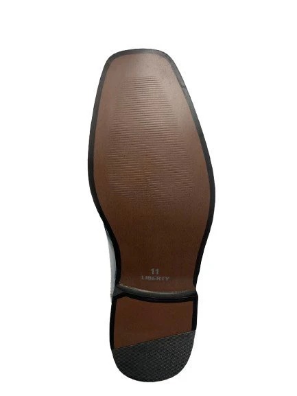 LIBERTYZENO Men's Leather Croco Print Oxford Two Toned Dress Shoes - Image 6