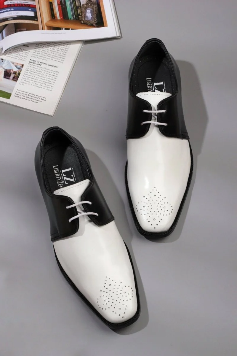 Libertyzeno Shoes  DANIEL Genuine Leather Oxford Dress Shoes for Men - Image 12