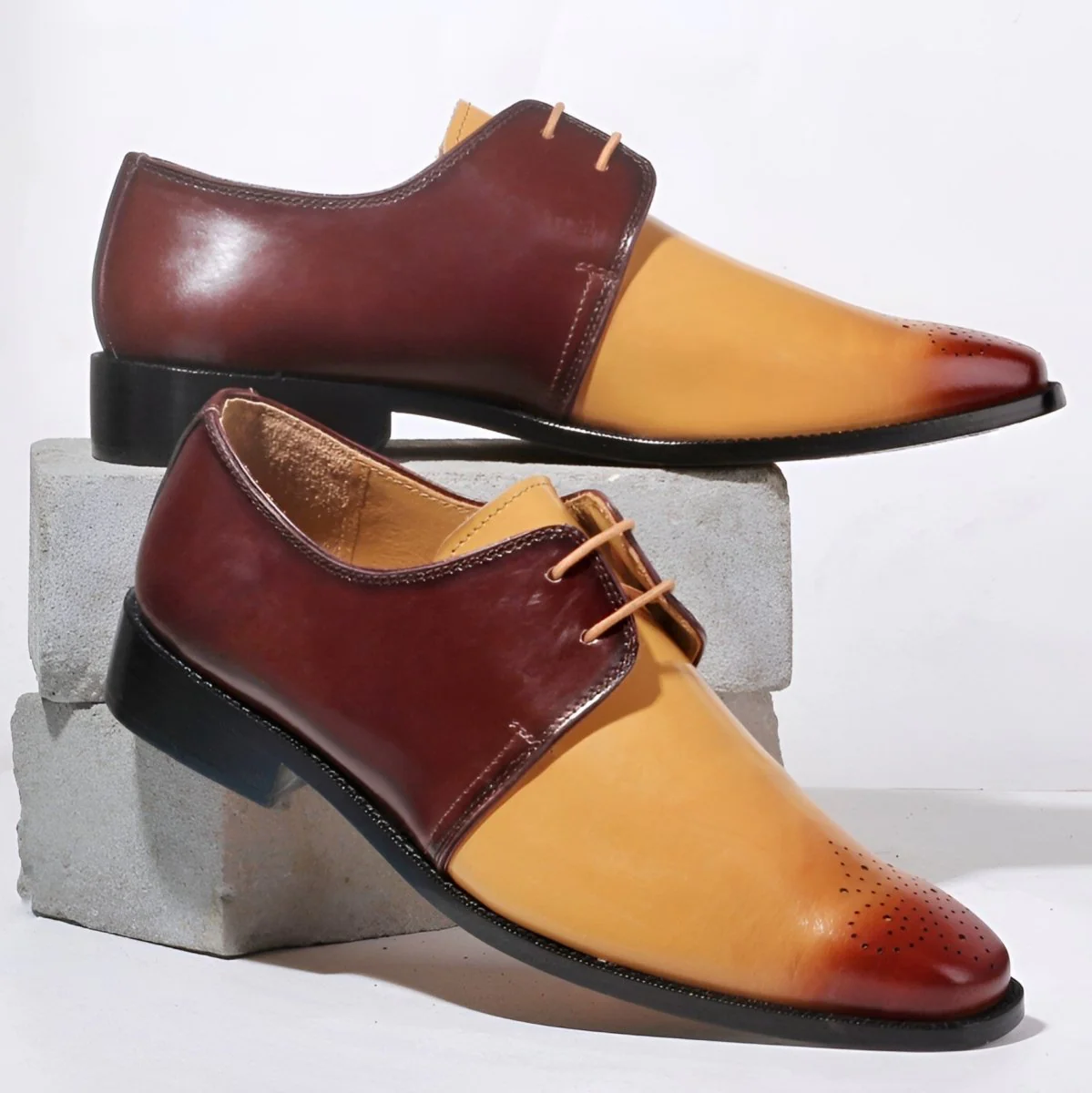 Libertyzeno Shoes  DANIEL Genuine Leather Oxford Dress Shoes for Men - Image 4