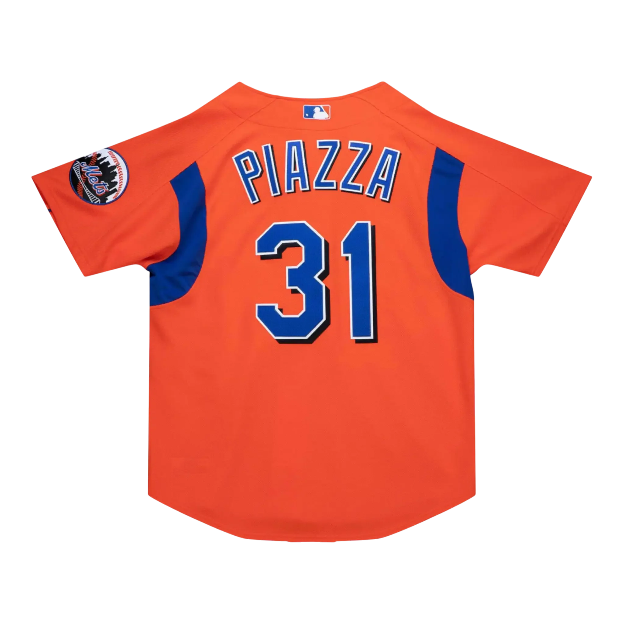 Mitchell and Ness Authentic Mike Piazza 2004 BP Jersey Vegan - Image 2