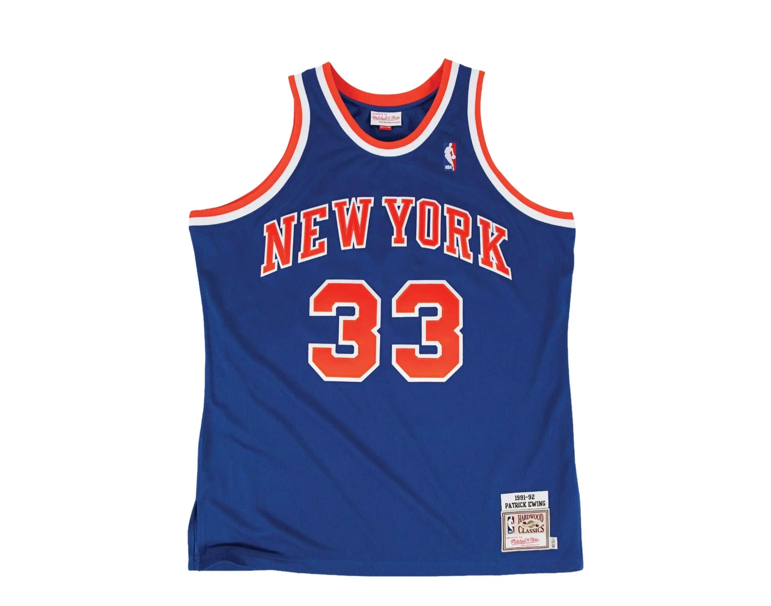 Mitchell and Ness Authentic New York Knicks Road 1991-92 Patrick Ewing Jersey