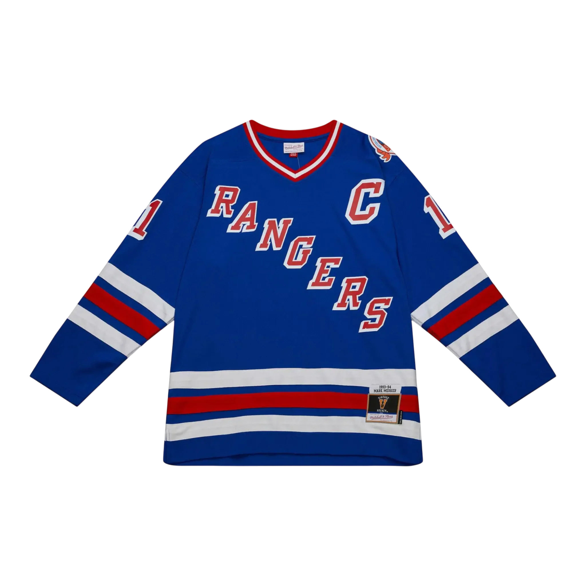 Mitchell and Ness Blue Line Messier Rangers 1993 Jersey