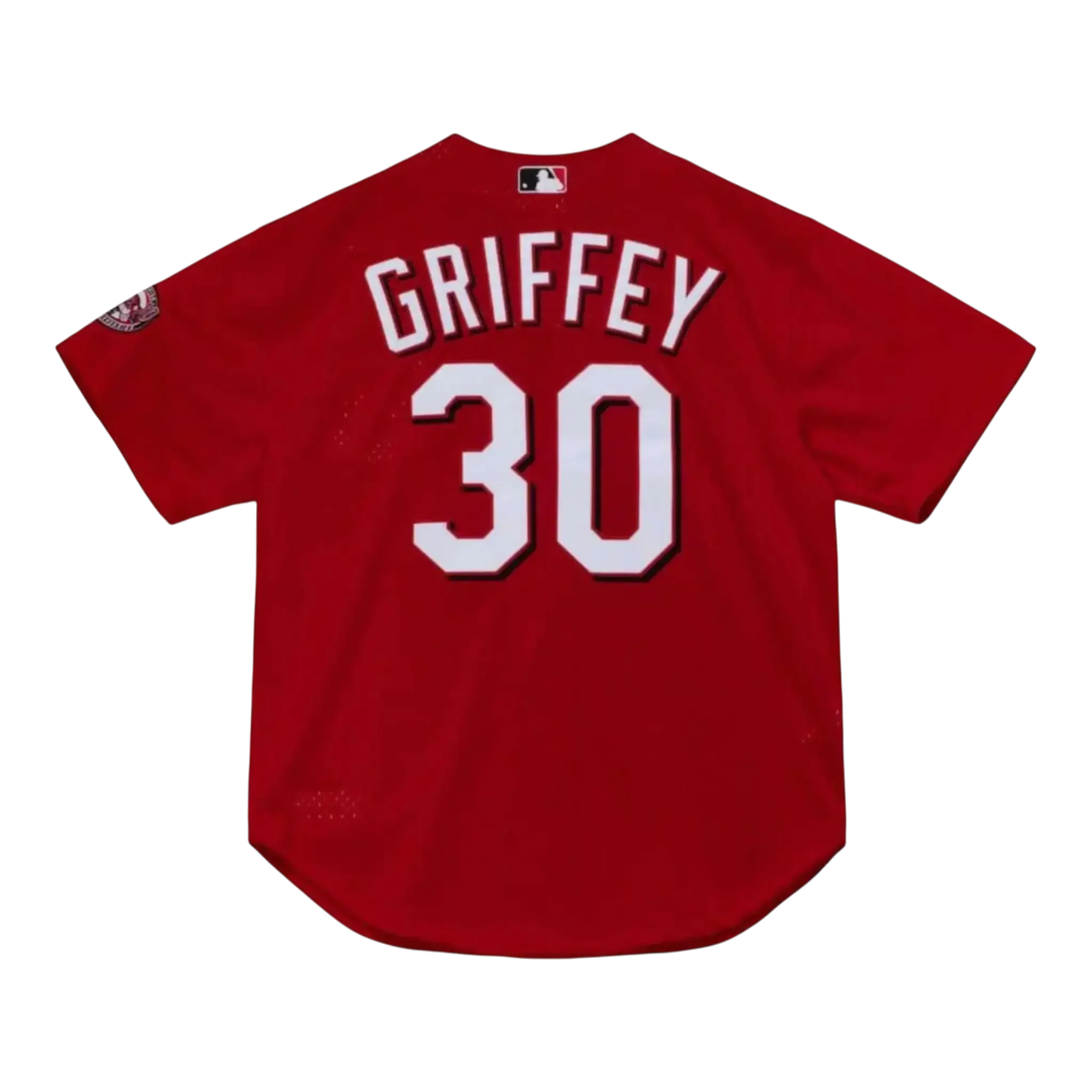 Mitchell & Ness Authentic Button Front Cincinnati Reds 2000 Ken Griffey Jr. Jersey - Image 2