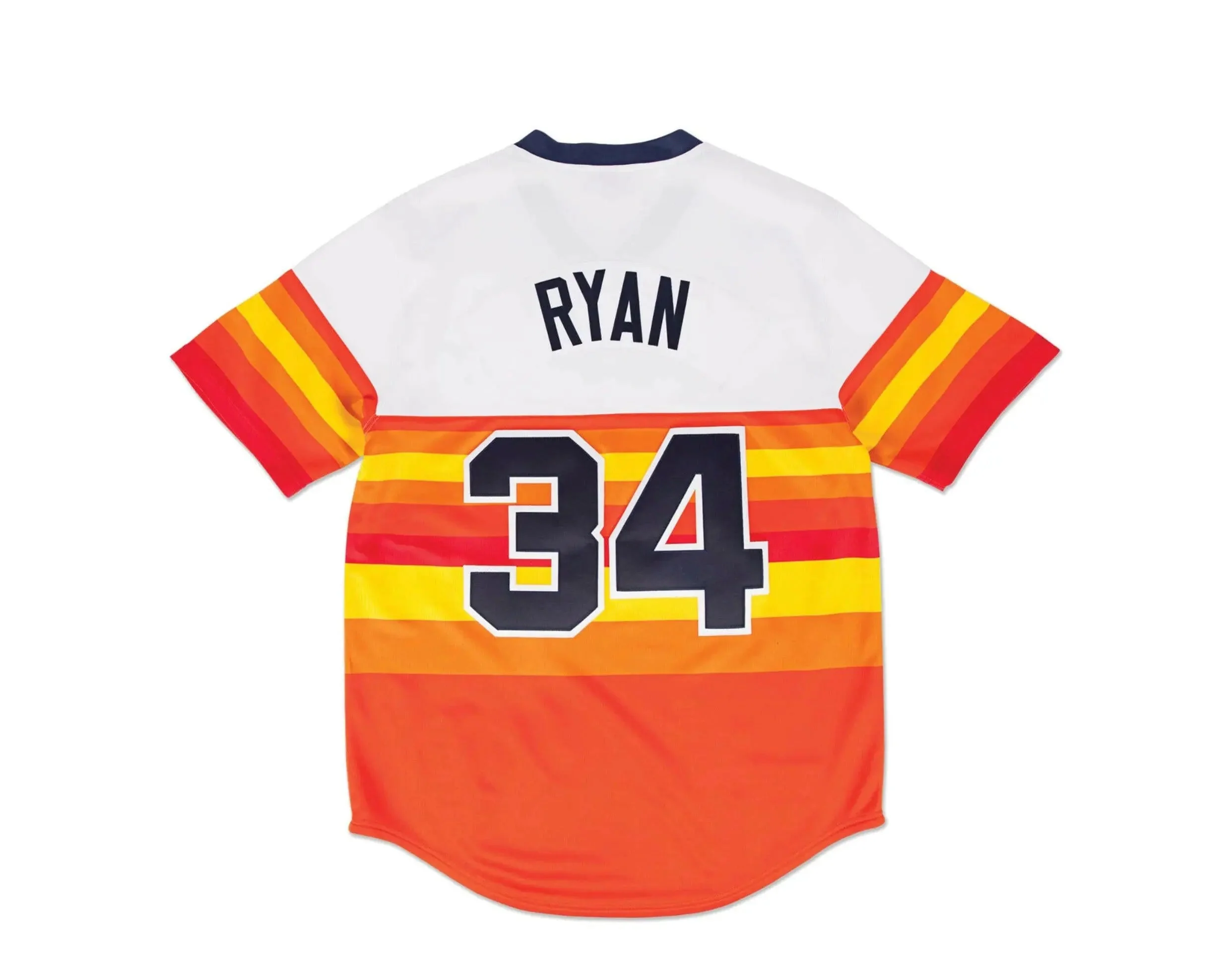Mitchell & Ness Nolan Ryan Houston Astros 1980 Throwback Jersey Men’s Vegan MLB Retro - Image 2