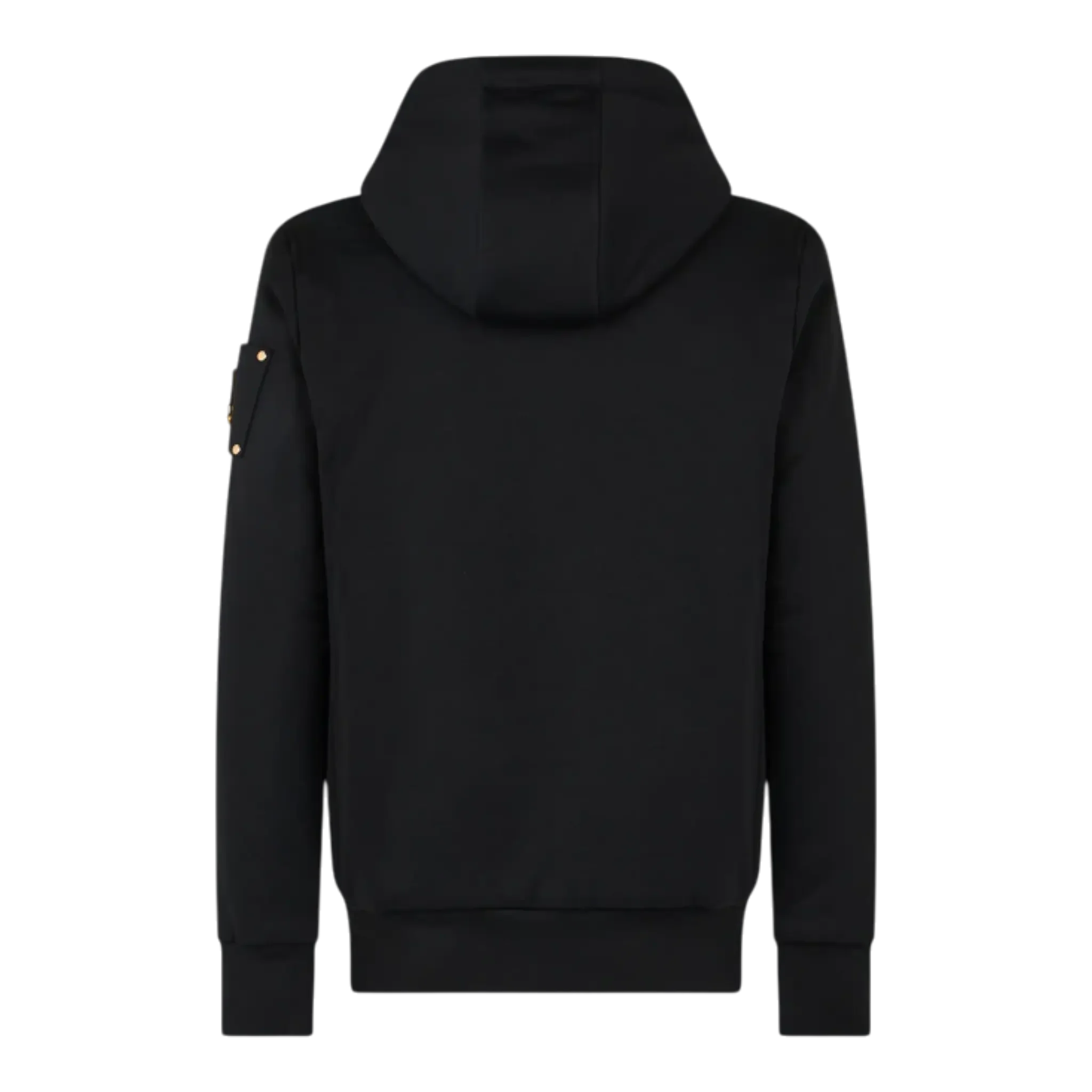 MOOSE KNUCKLES CLASSIC BUNNY MEN Zip-Up Hoodie Black/Black Fur - Image 3