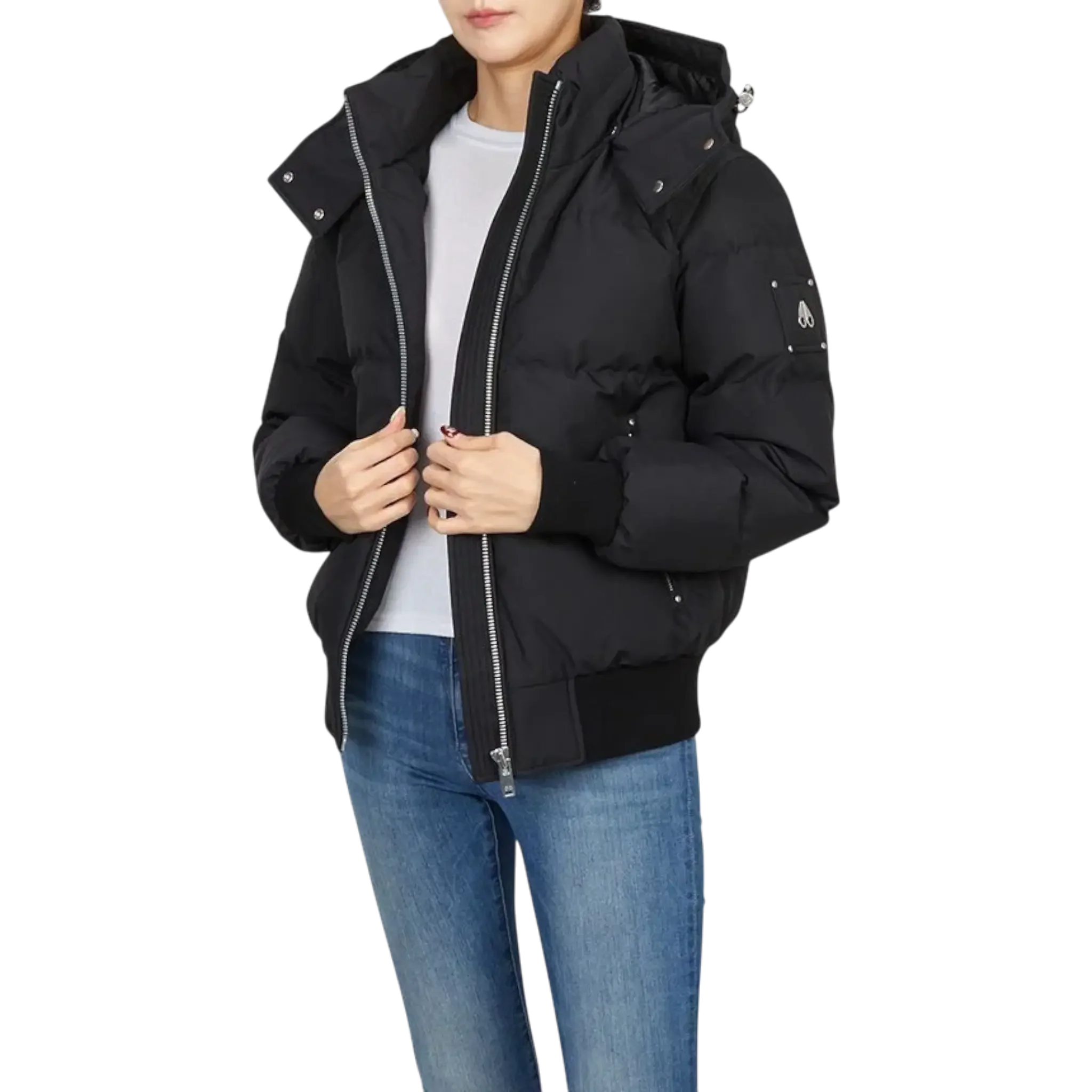 MOOSE KNUCKLES CLOUD BOMBER WOMEN Jacket BLACK