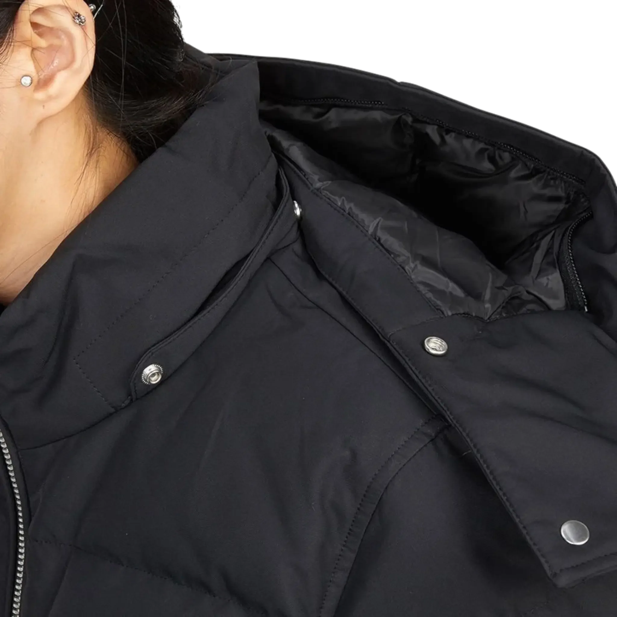 MOOSE KNUCKLES CLOUD BOMBER WOMEN Jacket BLACK - Image 2