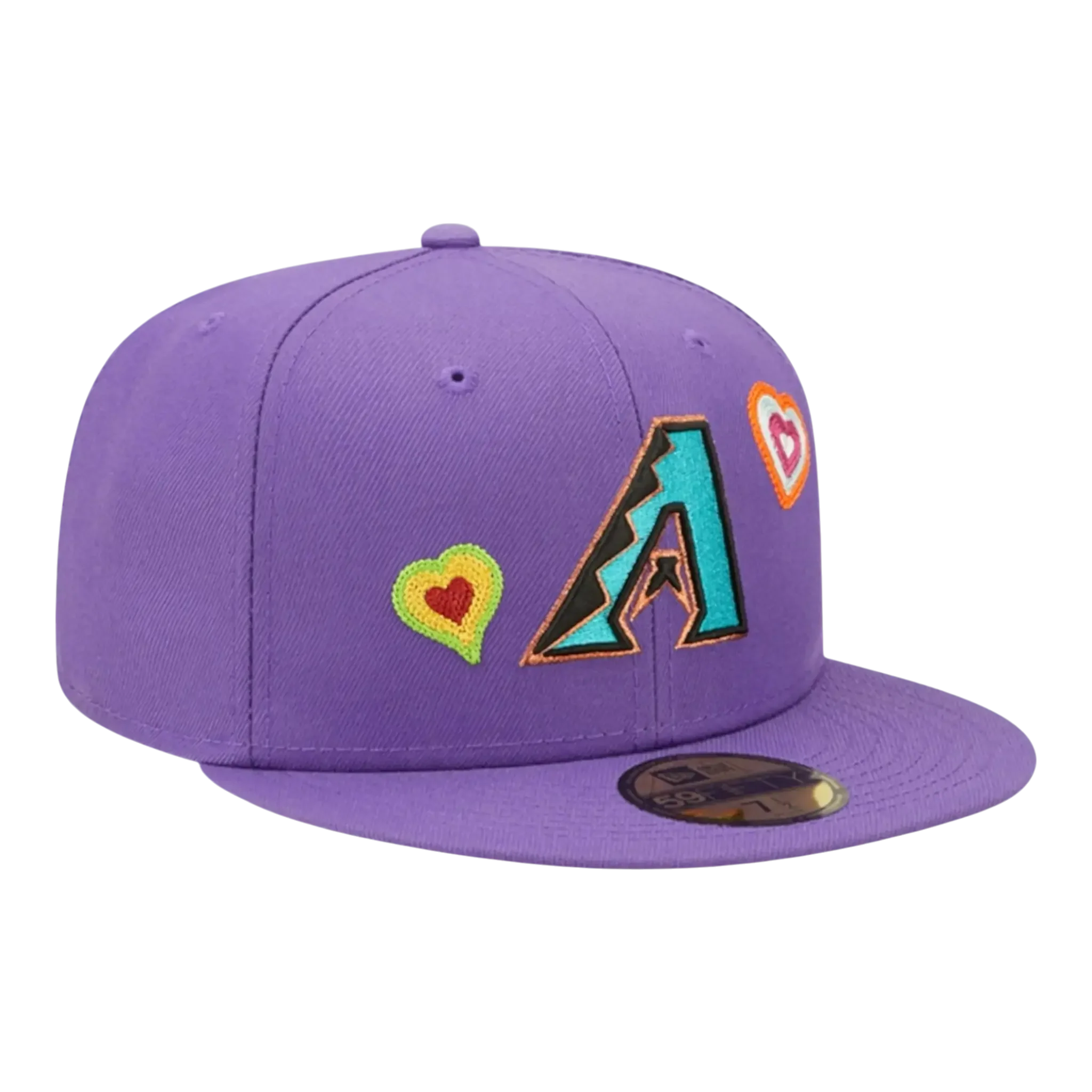 New Era 59FIFTY MLB Diamondbacks Chain Stitch Heart Cotton