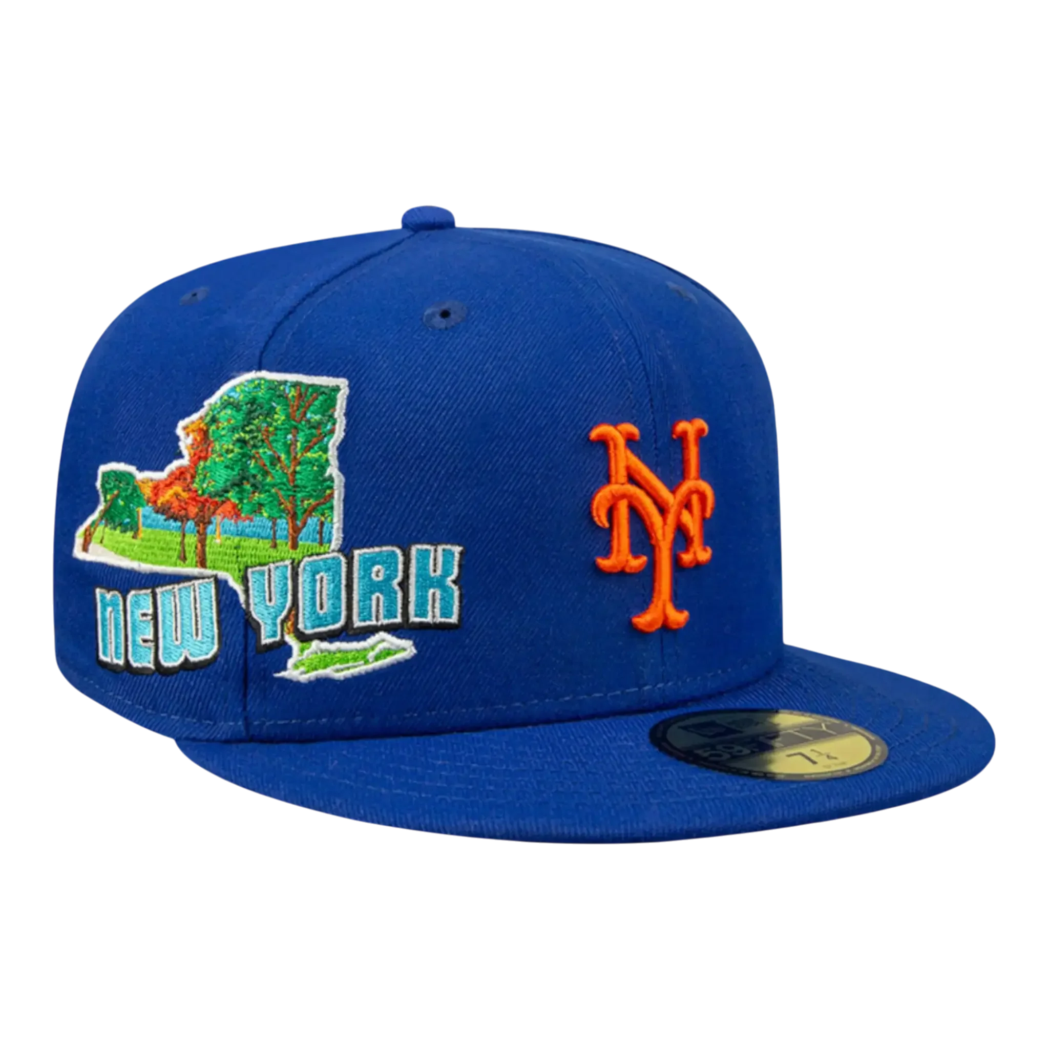 New Era StateView Mets Fitted Baseball Cap 59FIFTY