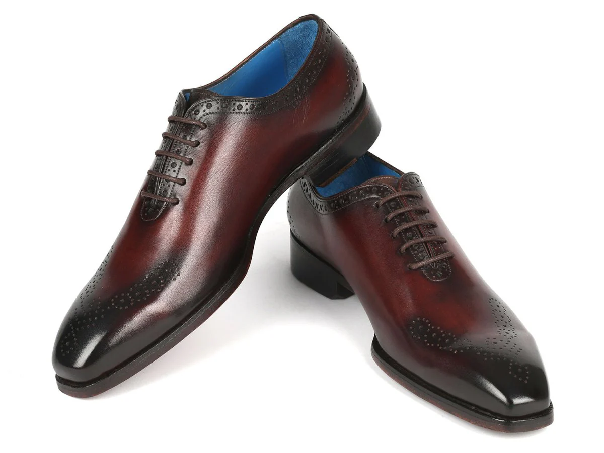 Paul Parkman Goodyear Welted nched Oxfords Brown (ID#7614-BRW) - Image 5
