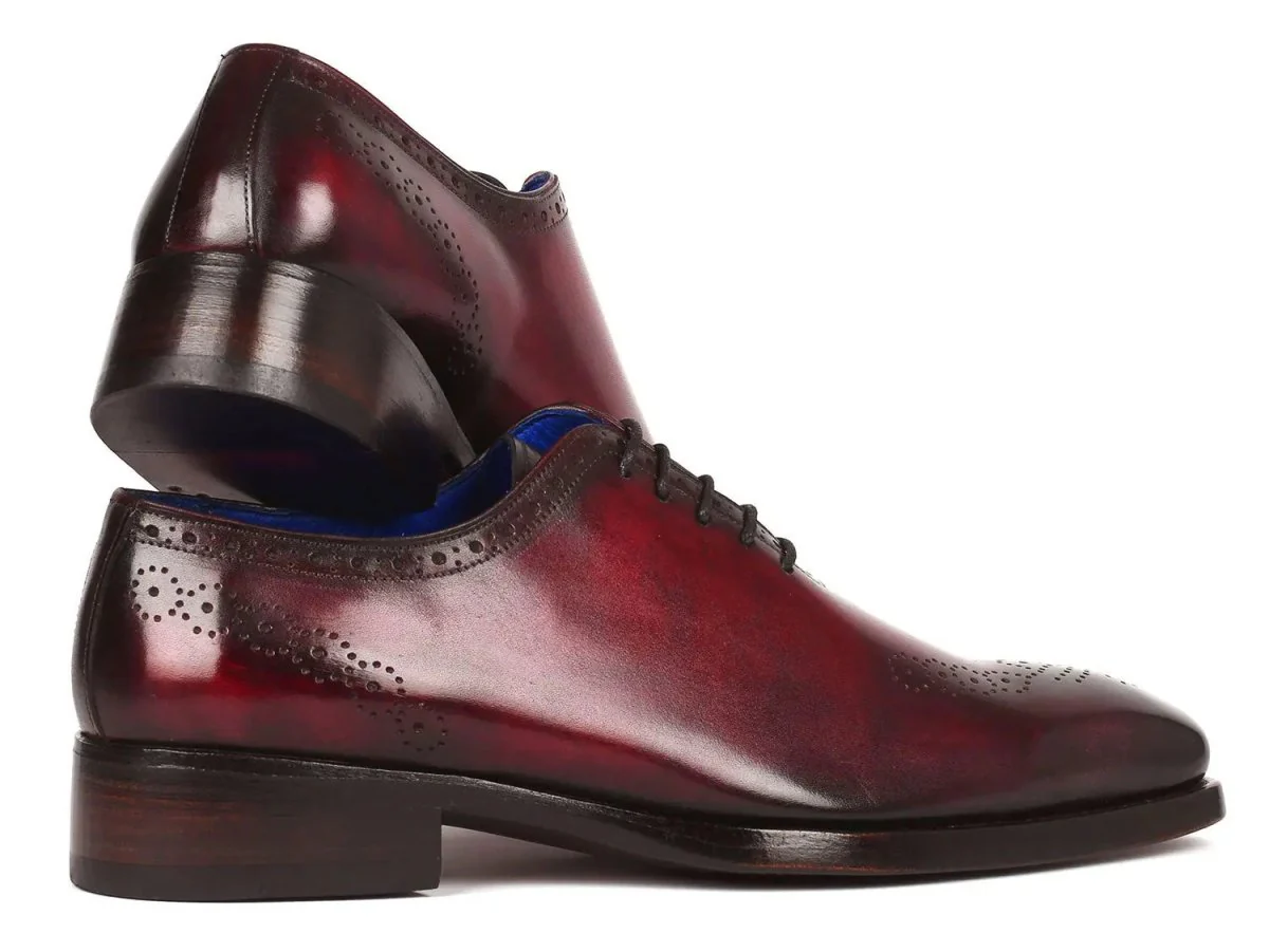 Paul Parkman Goodyear Welted nched Oxfords in Bordeaux - Image 4