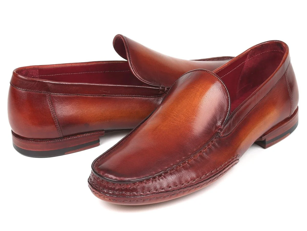 Paul Parkman Hand-Sewn Moccasins Brown (ID#MC651-BRW) - Image 2