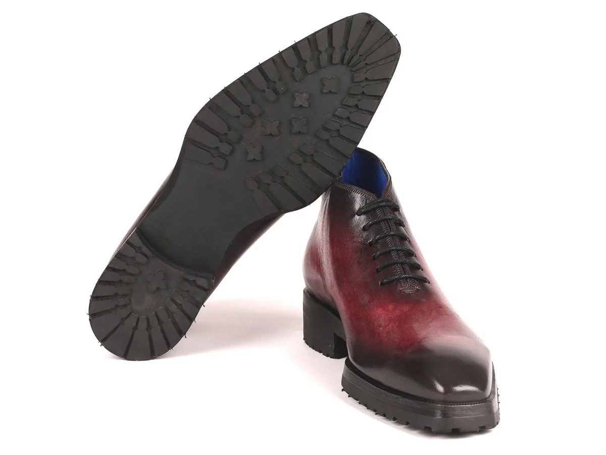 Paul Parkman Men's Ankle Boots Bordeaux Burnished (ID#791BRD13) - Image 4