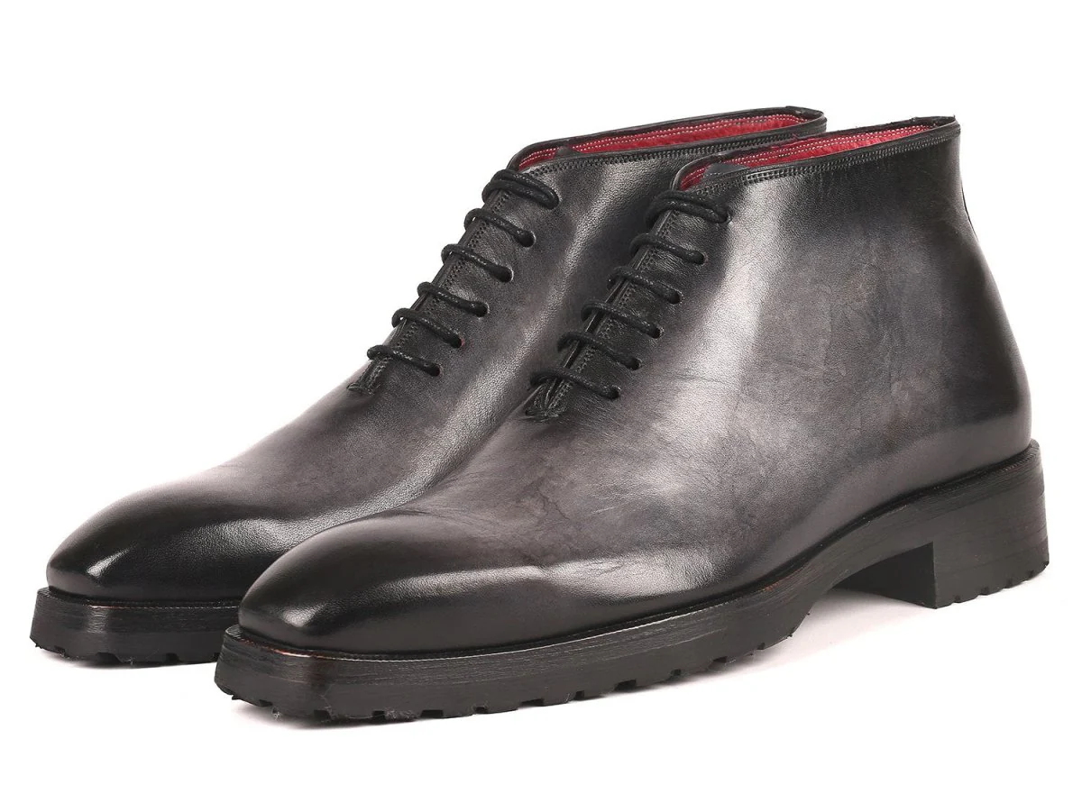 Paul Parkman Men's Ankle Boots in Gray Burnished - Image 5