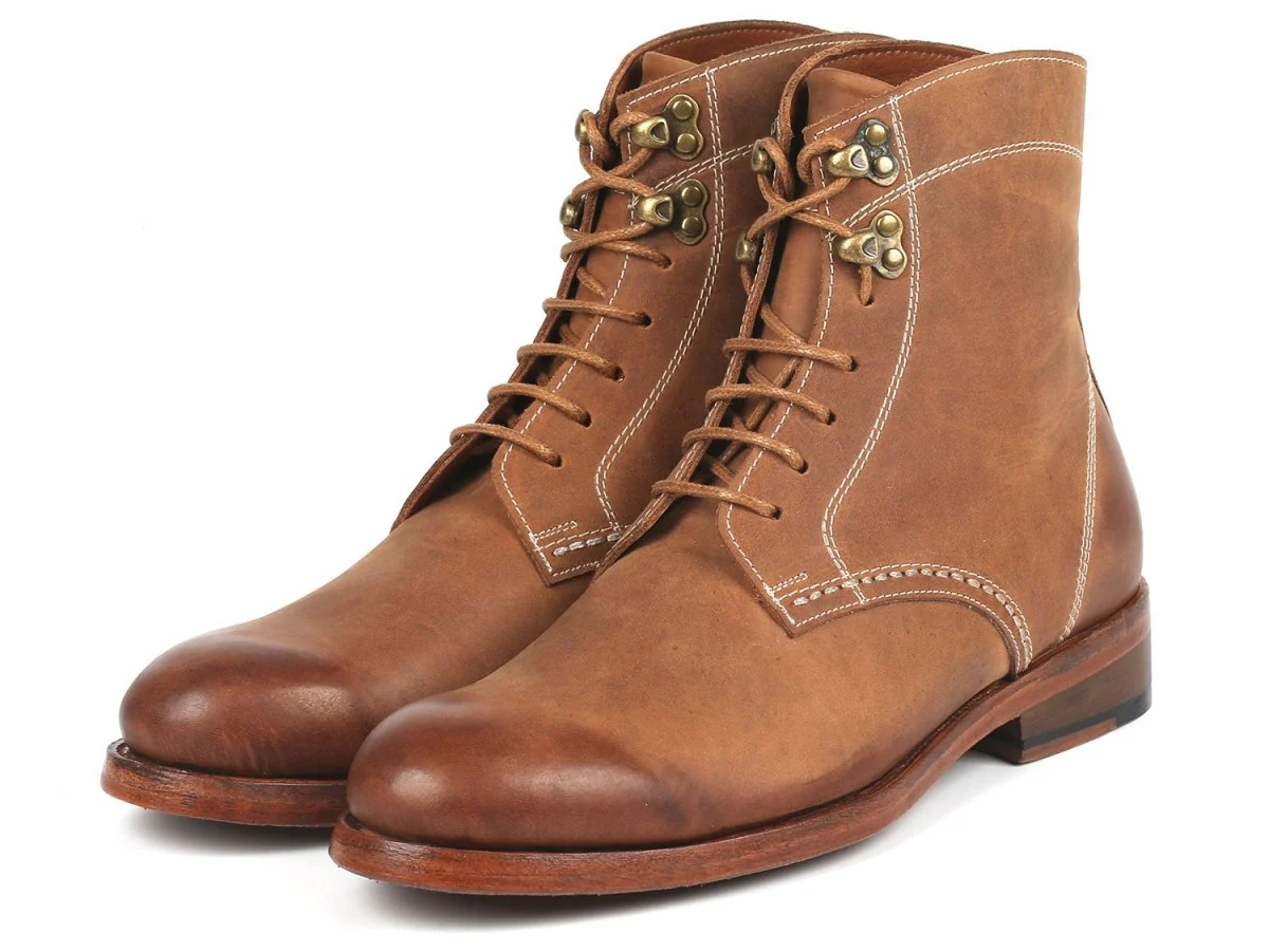 Paul Parkman Men's Boots Brown Nubuck (824NBR22) - Image 6