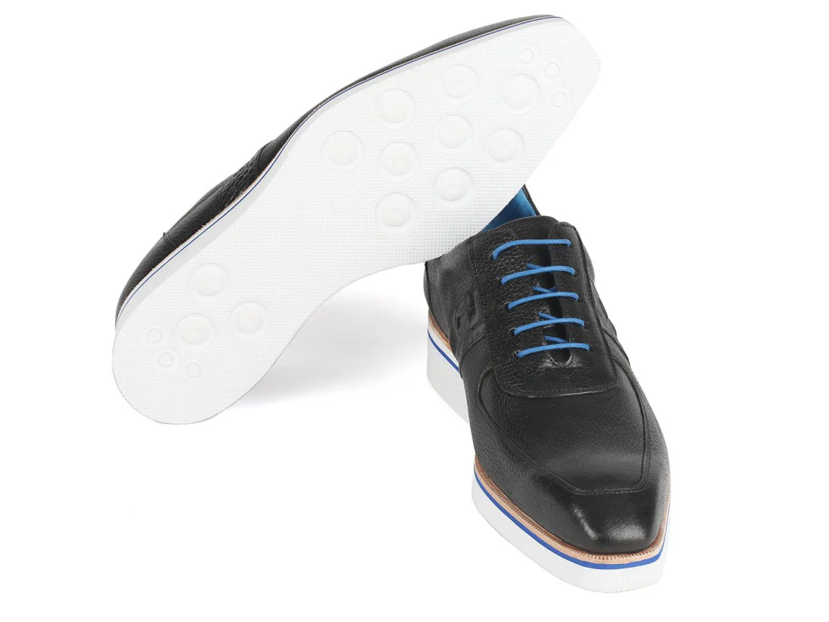 Paul Parkman Men's Casual Shoes Black Floater Leather - Image 5