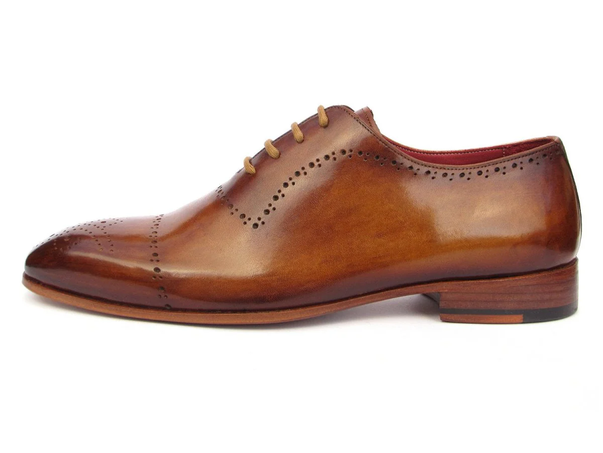 Paul Parkman Men's Classic Brogues in Light Brown - Image 4