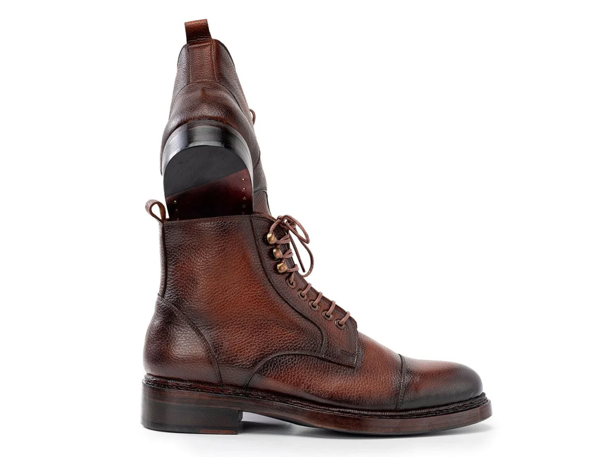 Paul Parkman Men's Floater Leather Boots in Brown - Image 4