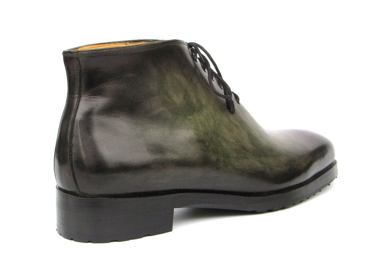 Paul Parkman Men's Green Patina Ankle Boots - Image 4