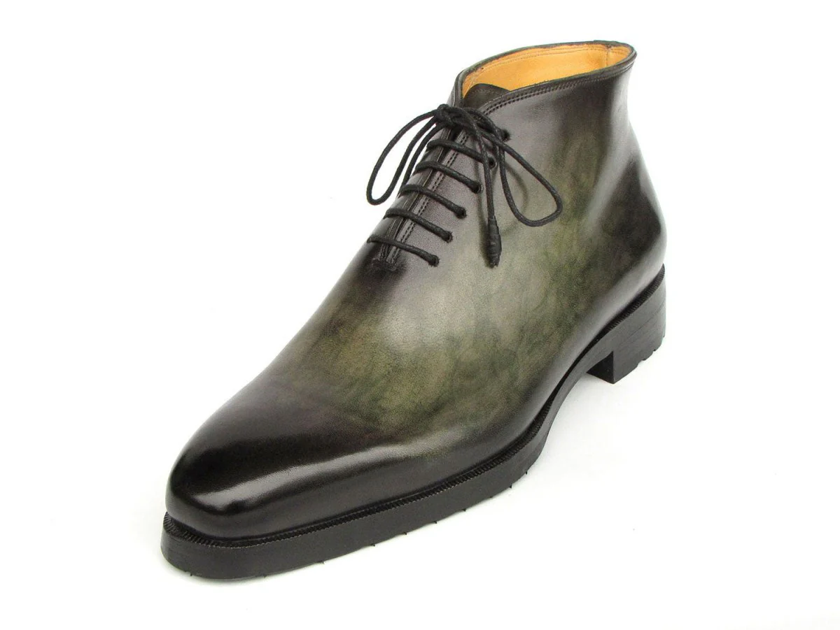 Paul Parkman Men's Green Patina Ankle Boots - Image 5