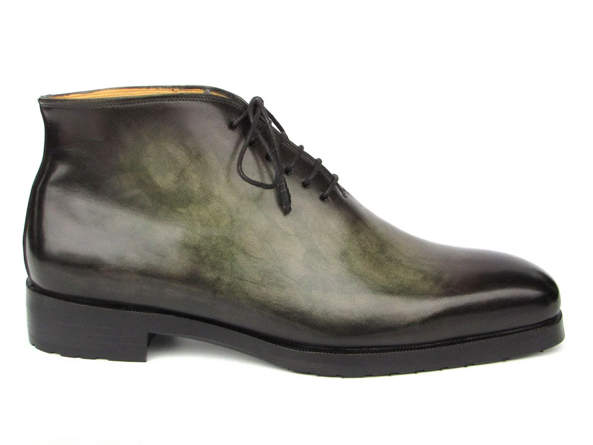 Paul Parkman Men's Green Patina Ankle Boots - Image 6