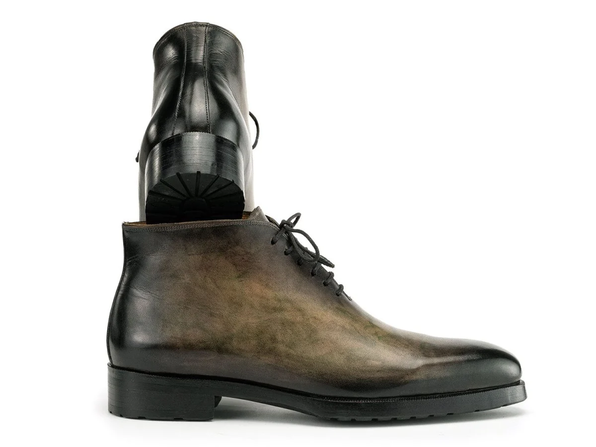 Paul Parkman Men's Green Patina Ankle Boots (ID#791GRN57) - Image 5