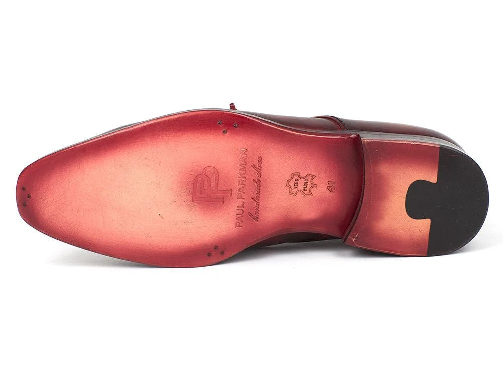 Paul Parkman Men's Hand-Painted Leather Derby Shoes in Mixed Color - Image 2