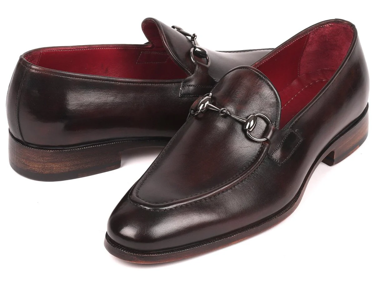 Paul Parkman Men's Horsebit Loafers in Dark Brown - Image 3