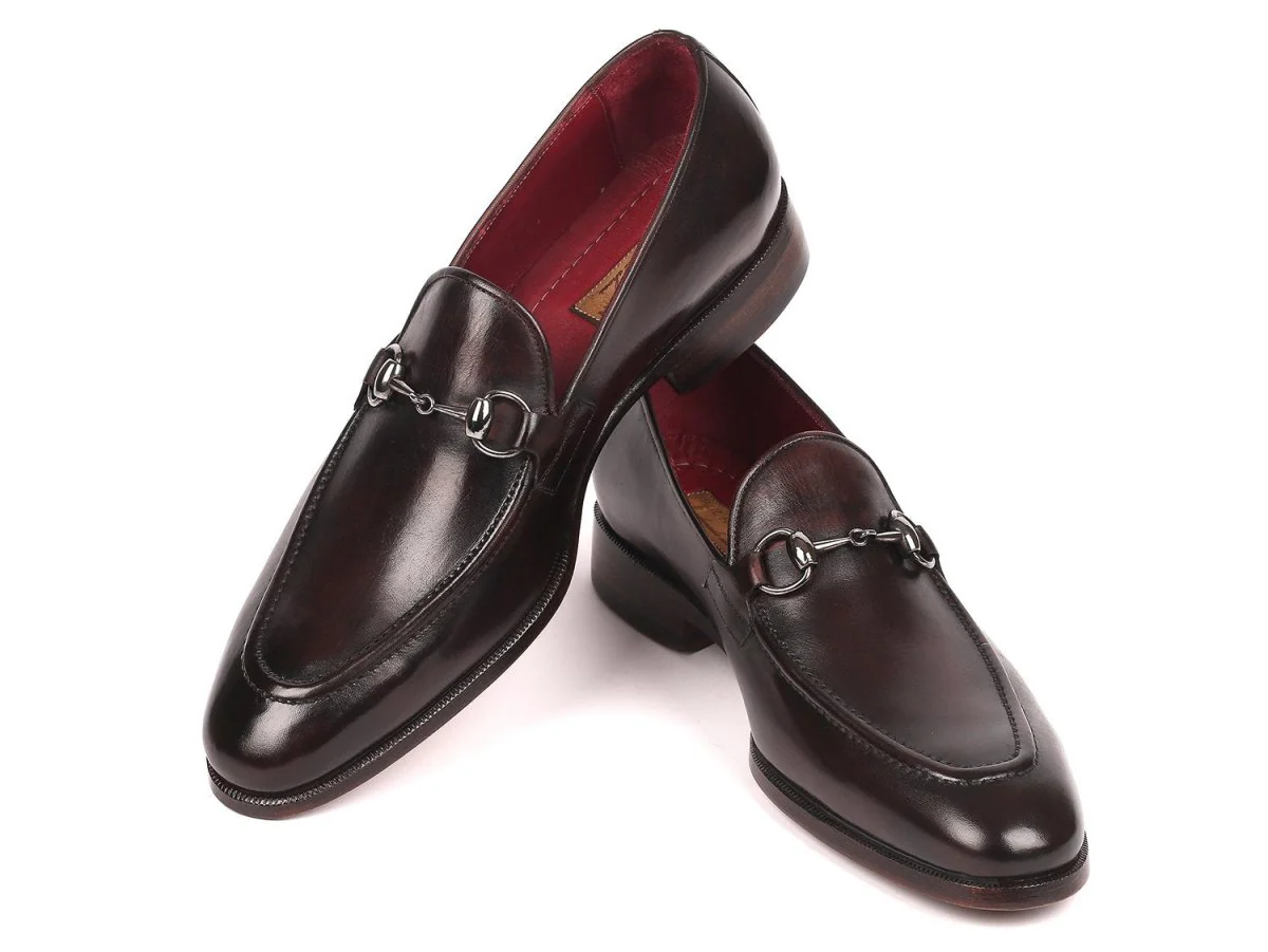 Paul Parkman Men's Horsebit Loafers in Dark Brown - Image 4