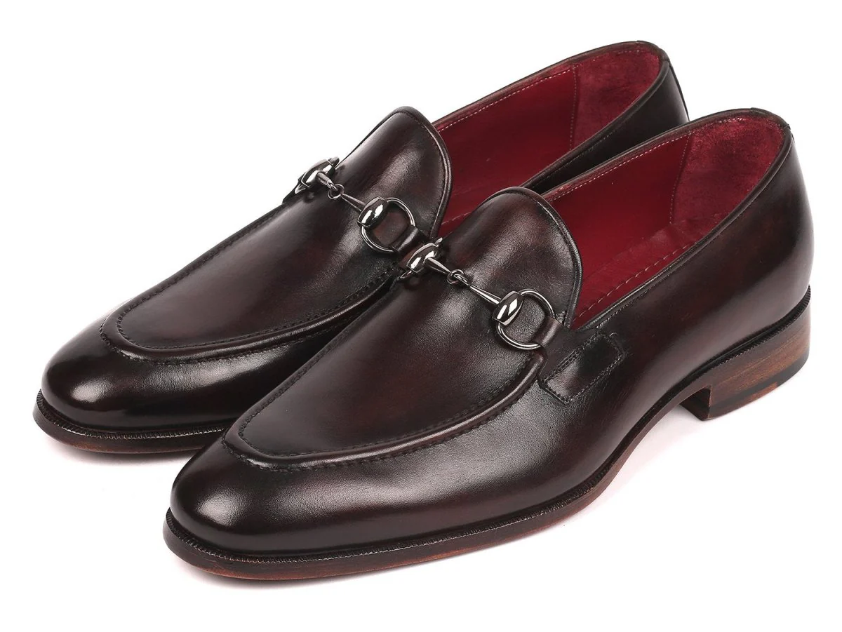Paul Parkman Men's Horsebit Loafers in Dark Brown - Image 5