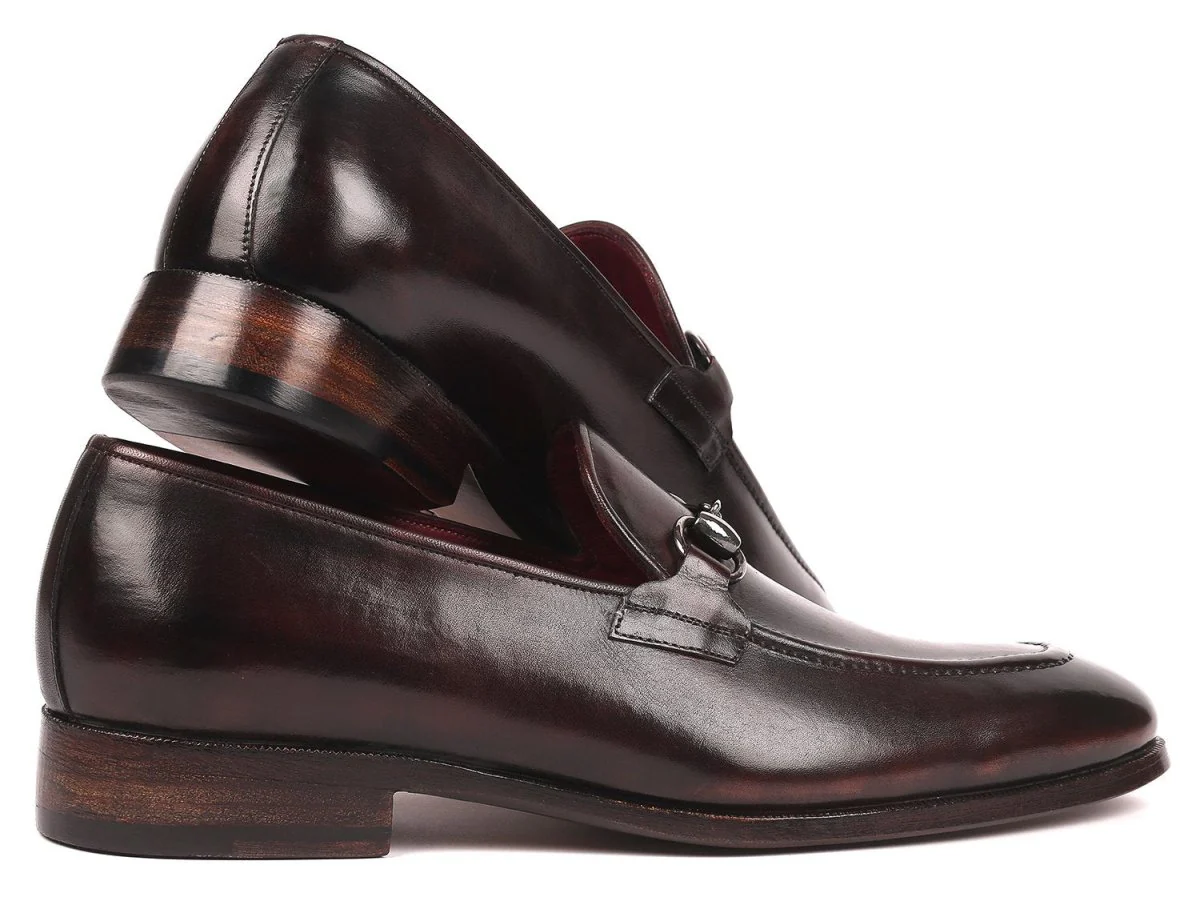 Paul Parkman Men's Horsebit Loafers in Dark Brown - Image 6