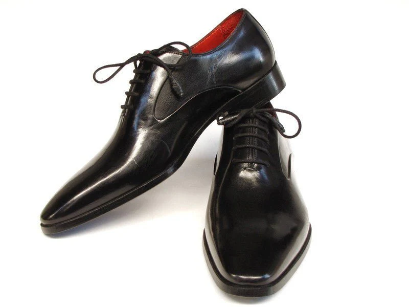 Paul Parkman Men's Leather Oxfords in Black - Image 4