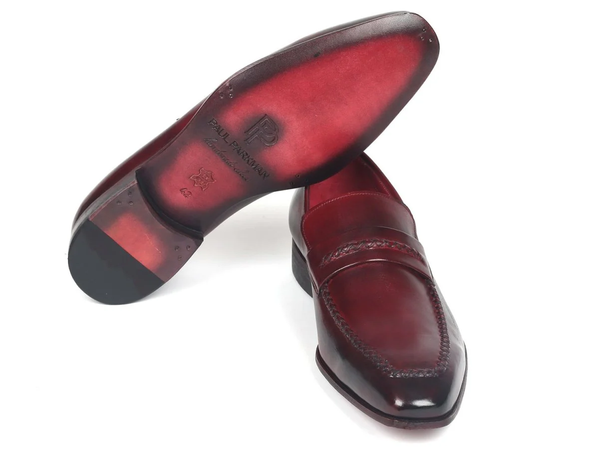Paul Parkman Men's Loafers in Bordeaux - Image 5