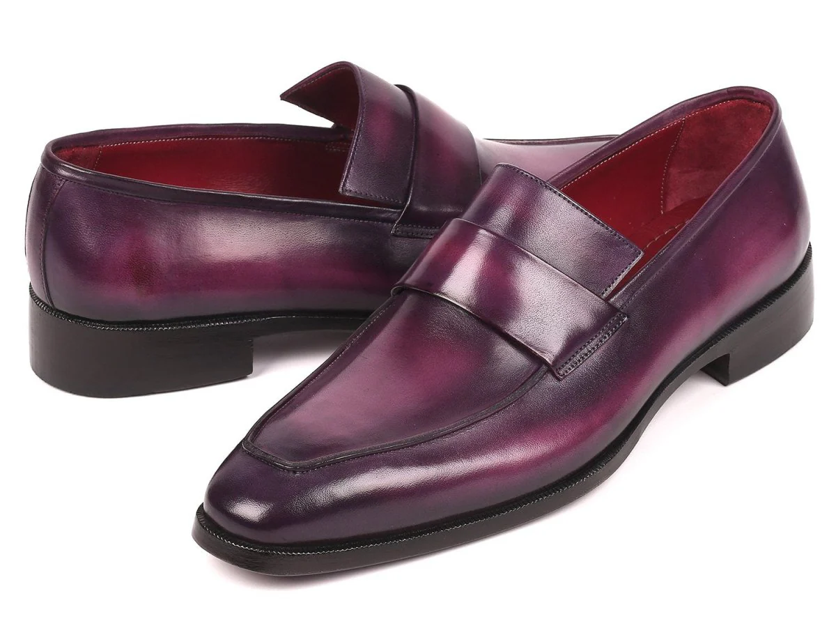 Paul Parkman Men's Loafers in Purple - Image 2