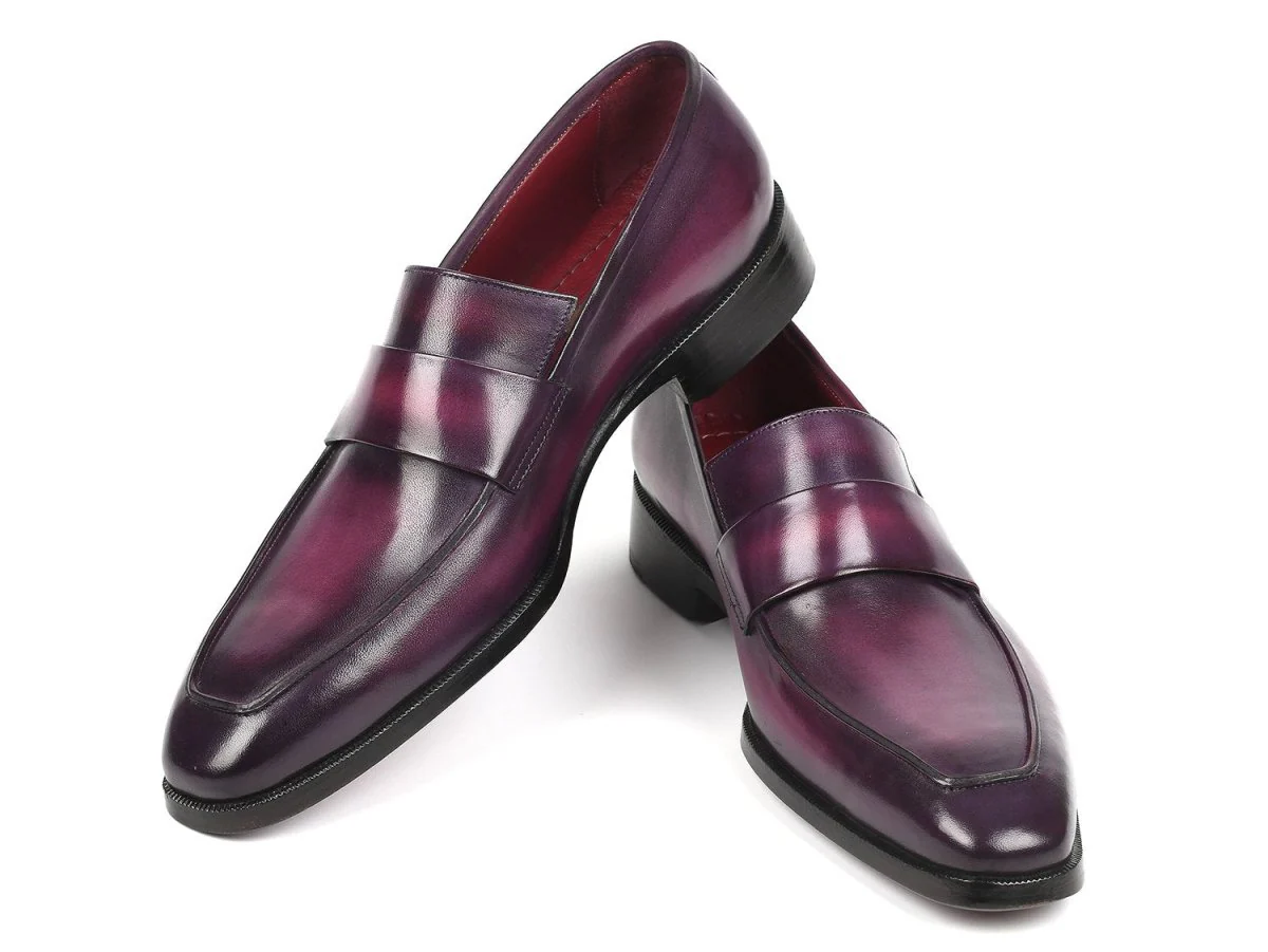 Paul Parkman Men's Loafers in Purple - Image 3