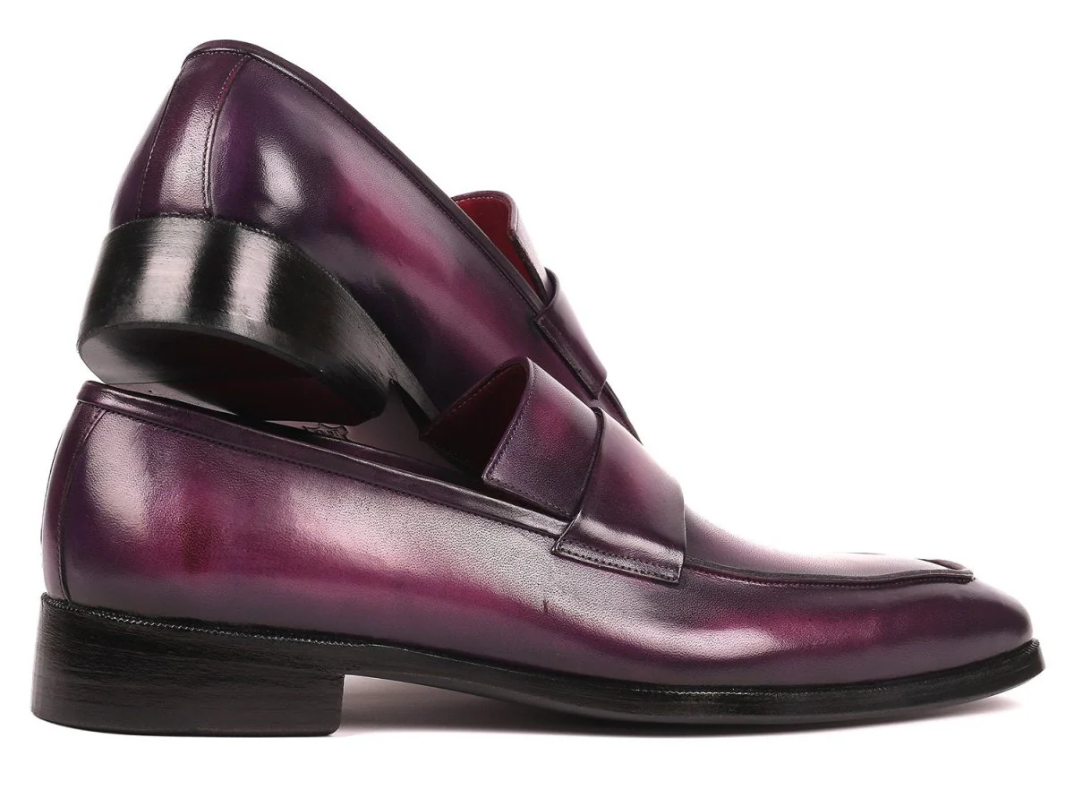 Paul Parkman Men's Loafers in Purple - Image 4
