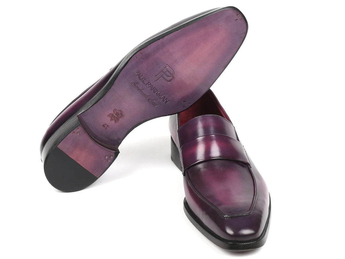 Paul Parkman Men's Loafers in Purple - Image 5