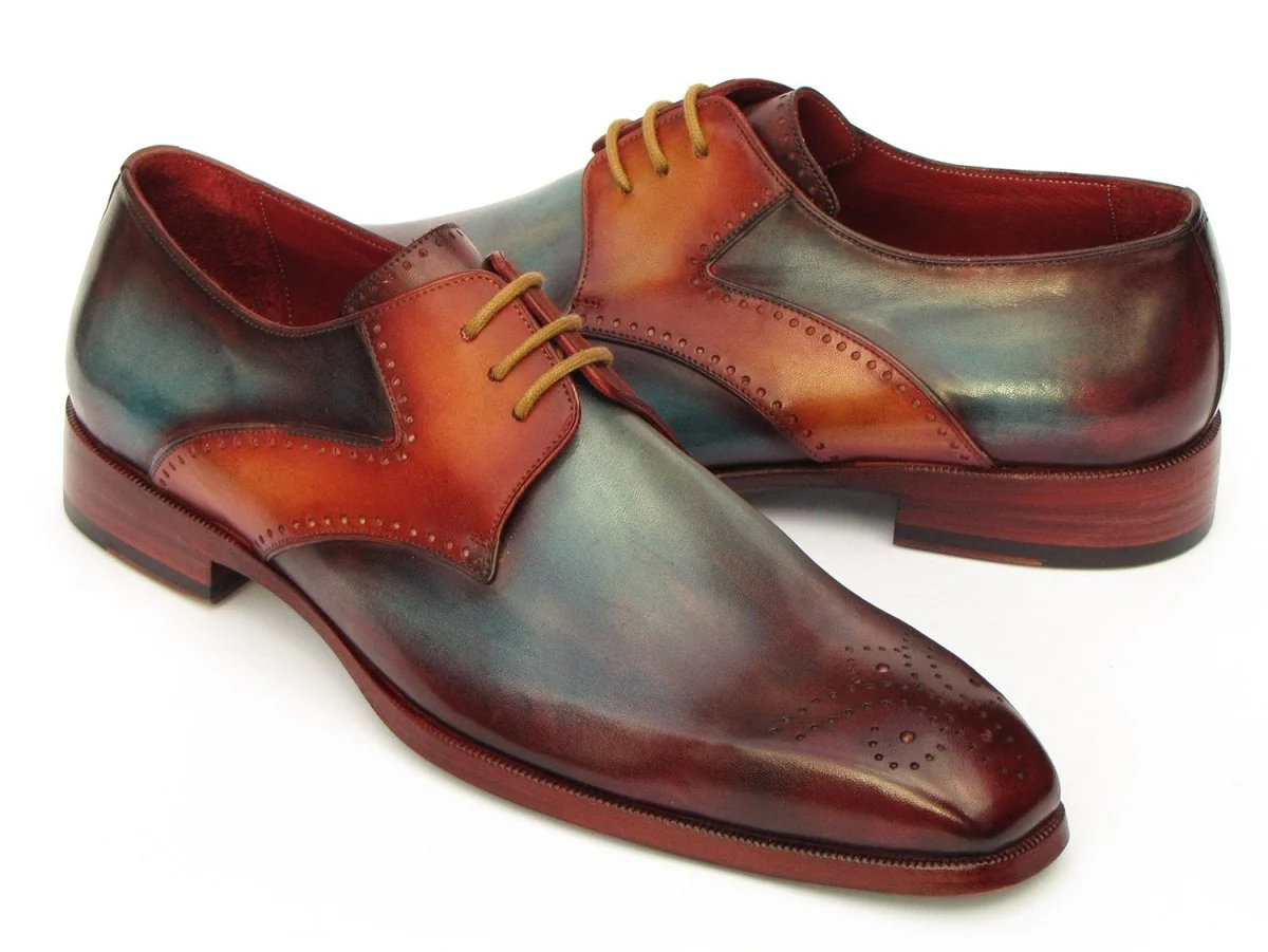 Paul Parkman Men's Medallion Toe Derby Shoes in Multiple Colors - Image 3