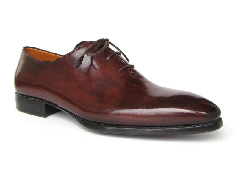 Paul Parkman Men's Oxford Dress Shoes Brownandamp;Bordeaux (ID#22T55) - Image 3
