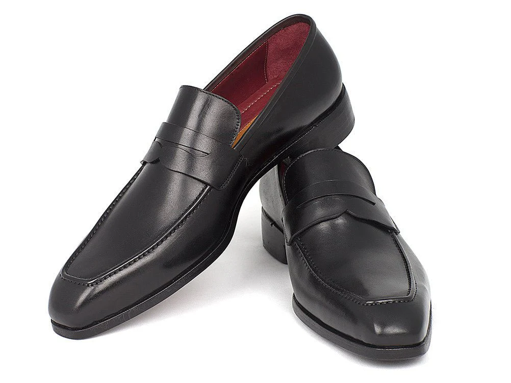 Paul Parkman Men's Penny Loafer Black Calfskin (ID#10BLK29) - Image 4