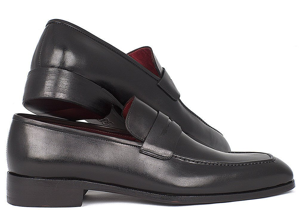 Paul Parkman Men's Penny Loafer Black Calfskin (ID#10BLK29) - Image 6