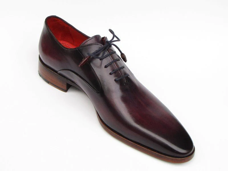 Paul Parkman Men's Plain Toe Oxfords Purple Shoes (ID#019-RP) - Image 5