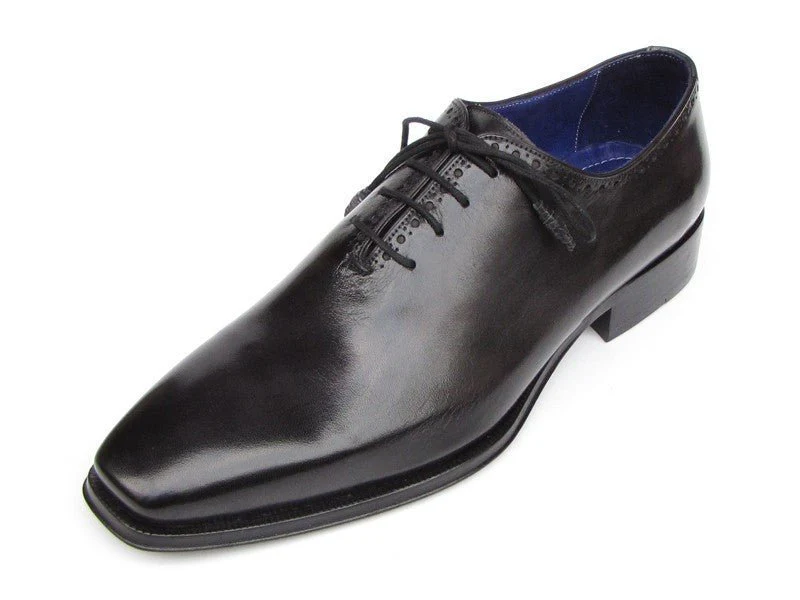 Paul Parkman Men's Plain Toe Oxfords Whole-cut Black (ID#025-BLK) - Image 2