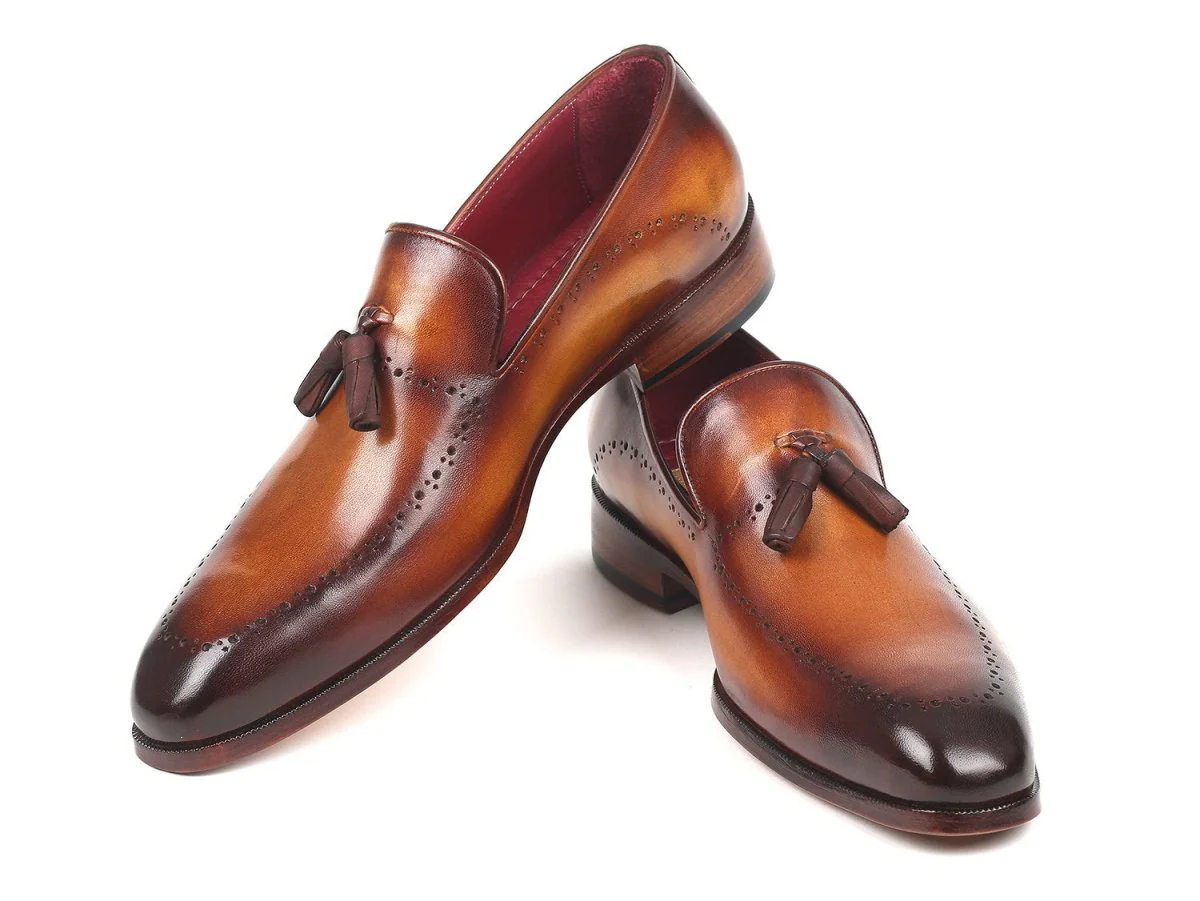 Paul Parkman Men's Tassel Loafer Brown (ID#66T81-BRW) - Image 3
