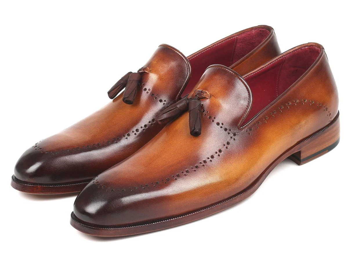 Paul Parkman Men's Tassel Loafer Brown (ID#66T81-BRW) - Image 4