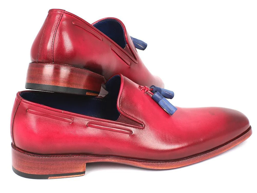 Paul Parkman Men's Tassel Loafer Burgundy (ID#5141BUR) - Image 3