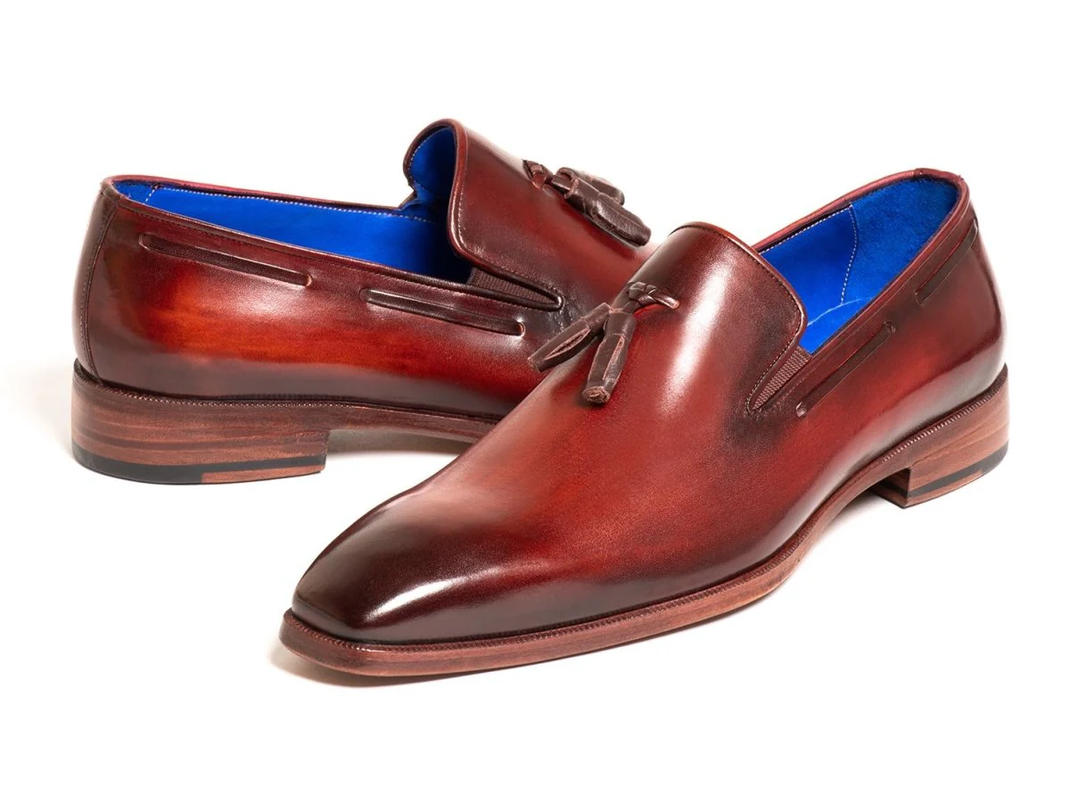 Paul Parkman Men's Tassel Loafer Garnet Brown (ID#5141GBRW) - Image 4