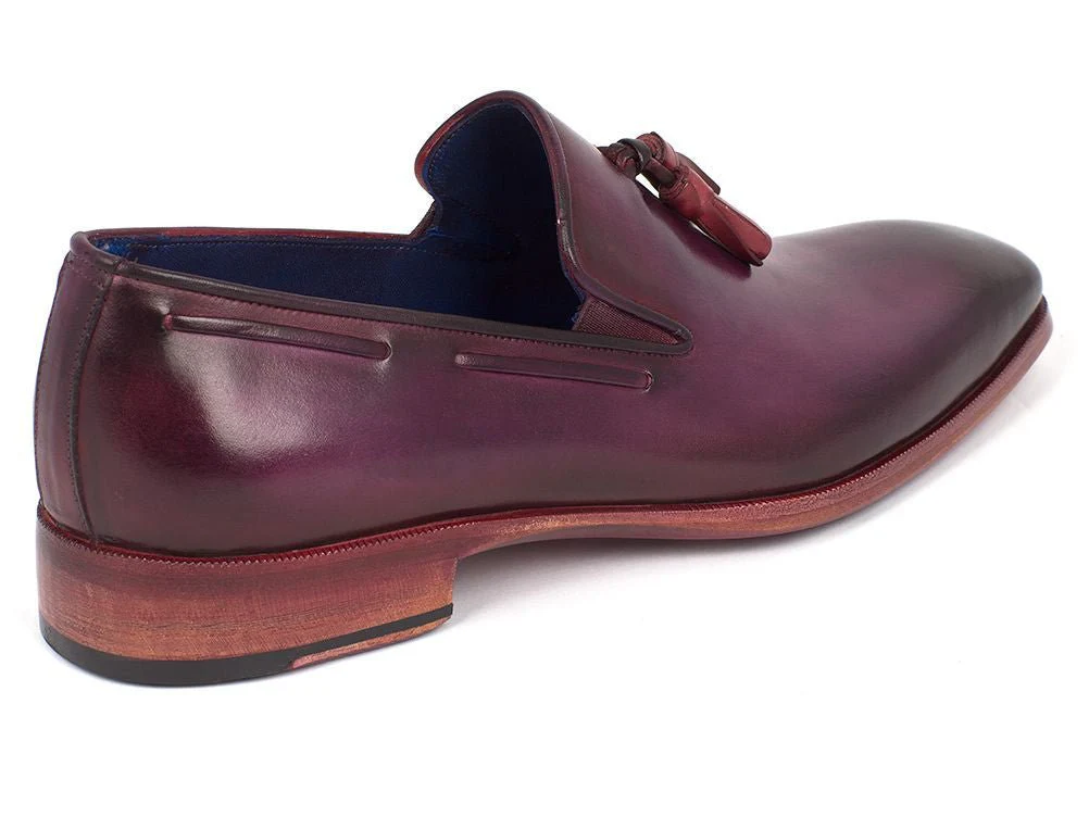 Paul Parkman Men's Tassel Loafer Purple (ID#5141PRP) - Image 4